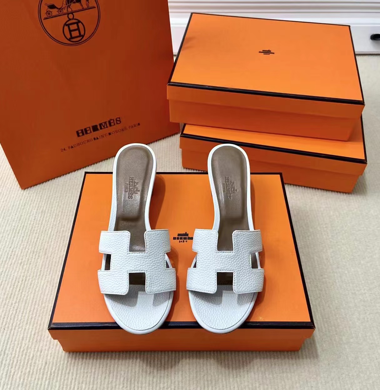 에르메스 올수공 오란 슬리퍼 샌들 토고 03